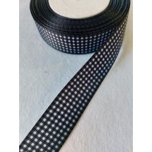 Лента репсовая с рисунком 25мм, цена за 1 м